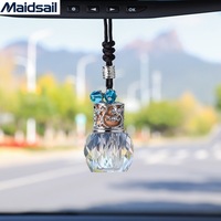 Flacon vide de parfum d'ambiance pour voiture, diffuseur de parfum pour climatiseur, pendentif en cristal, artisanat, décoration automobile