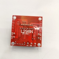 L298N papan Drive elektronik DC 2 arah, modul papan Driver 5A Chip asli