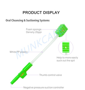Patient âgé nettoyage langue soins Aspiration brosse à dents nettoyage oral éponge bâton - Product Image 2