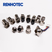 Conector Circular GX16 de 2, 3, 4, 5, 6, 7, 8, 9 y 10 Pines, Macho y Hembra, Diámetro de 16 mm, Conector de Panel de Cable, Enchufe