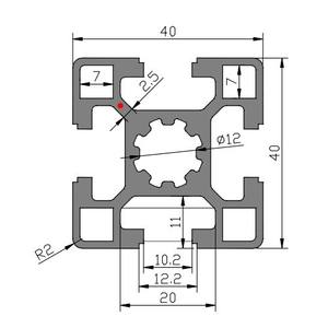 Structure de support en aluminium pour équipement mécanique, conforme aux normes industrielles européennes modernes, pour ateliers et hôpitaux - Product Image 2