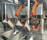 Multifunción personalizado completamente automático 20kg 25kg 30kg cacao en polvo pesaje máquina de llenado y sellado