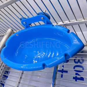 Jaula para loros de doble uso, cuenco colgante para loros, suministros para mascotas, periquito, pájaro, <span class=keywords><strong>bañera</strong></span>, ducha, pájaro, baño de agua o comedero para pájaros - Product Image 2