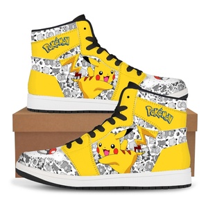 Zapatillas <span class=keywords><strong>de</strong></span> Baloncesto Anime Pokémon, Zapatillas <span class=keywords><strong>de</strong></span> Moda <span class=keywords><strong>Pikachu</strong></span> para Hombre, Zapatillas para Mujer, Zapatillas Unisex Casuales, Regalo Personalizado para las Fiestas - Product Image 2