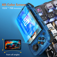 Console de jeu rétro portable R46H avec système Linux, certifiée CE FCC Rohs, double joystick, prise en charge de la connexion Wi-Fi, console de jeu de poche 64 Go