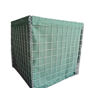 Kualitas tinggi Hesco Bastions/survival Barrier as Protection Gabion Mesh Box