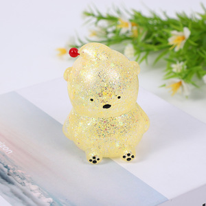 Ours de Noël en plastique en forme d'ours, bonbon de malt anti-stress, jouet de décompression amusant à rebond lent, modèle HQ-2443, direct usine - Product Image 6