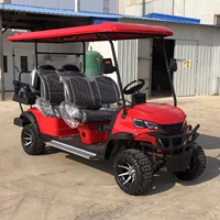 Voiturette de golf électrique tout-terrain 3-4 places, 48V/72V/96V, 100A/120A/150A, avec pneus de 12 pouces, pour adultes, véhicule utilitaire polyvalent à basse vitesse