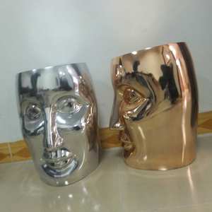 Y064 Moderna Sedia in Fibra di Vetro con Seduta Frontale per Arredamento Sala da Pranzo - Product Image 5