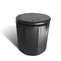 Seau à glace populaire de système de refroidissement de bain de glace de plongeon froid d'OEM ODM de conception avec le couvercle