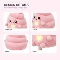 Peluche personnalisée XDT AI Icecream, rembourrée en coton PP et polyester, 11-30 cm, unisexe, OEM ODM, cadeau de fête