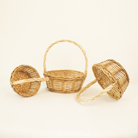 Panier à fleurs en rotin tressé, panier de rangement pour pétales et fêtes, pour mariage, anniversaire, fournitures de fête, décoration de jardin