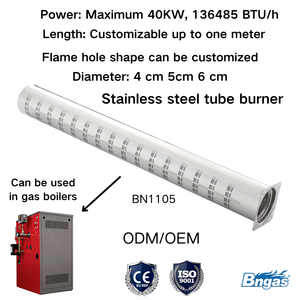 Brûleur tubulaire à <span class=keywords><strong>gaz</strong></span> en acier inoxydable haute efficacité, système de <span class=keywords><strong>chauffage</strong></span> industriel pour la maintenance des pièces détachées de chaudières à <span class=keywords><strong>gaz</strong></span> - Vente chaude - Product Image 2