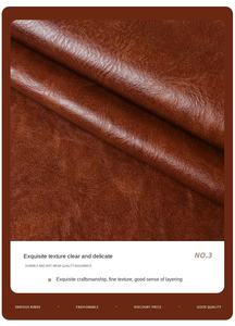 Rétro Crazy Horse Demi PU PVC 1.0 Tiré Laine Fond En Cuir Artificiel Étanche Sac Souple pour Bagages Vêtements Décoratif - Product Image 6