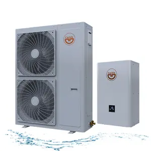 Guangzhou Cackle nova energia completa dc inversor bomba de calor aquecimento resfriamento doméstico quente água split calor bomba ar fonte R32 20kw