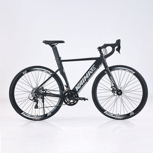 Bicicletta 700C in Lega di Alluminio, Bici da Strada e Montagna con Doppi Freni a Disco, Cambio Variabile e <span class=keywords><strong>Manubrio</strong></span> Curvo per Adulti, Uomini e Donne - Product Image 3