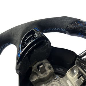 Volant Forgé en Fibre de Carbone pour Fiat <span class=keywords><strong>500</strong></span> <span class=keywords><strong>Abarth</strong></span> 2007-2024 595 695 124 Spider Punto Tipo Ypsilon, Volant de Voiture Sportive - Product Image 4