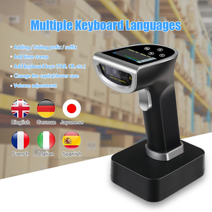 Đa màu sắc tùy chọn 2D Đầu đọc mã vạch bluetooth không dây CMOS Bar QR Máy quét mã cho kho bán lẻ và hậu cần - Product Image 5