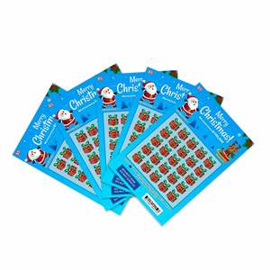 Manufacturer Christmas Custom Scratch and Win Lottery Digital <b>Printing</b> <b>Paper</b> Size Scratch off Card Lotteri Card - Product Image 5