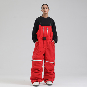 Pantalones de esquí para <span class=keywords><strong>hombre</strong></span>, nuevos deportes profesionales sueltos para exteriores, tabla individual y doble, a prueba de viento, cálidos, pantalones de esquí transfronterizos para mujer - Product Image 3