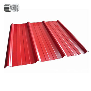 Teja de Techo Esmaltada Roja de 0.5mm para Decoración de Villas Estilo Chino - Product Image 1