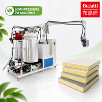 Machine à mousser PU basse pression Bujatti avec contrôle de coulée pour panneaux isolants