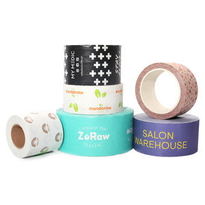 Tùy chỉnh sinh thái thân thiện bao bì nước kích hoạt an ninh con dấu Băng Giấy bán buôn Hộp bao bì vận chuyển băng với logo - Product Image 1