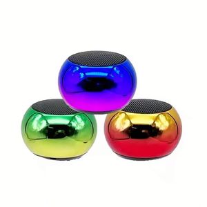 M3 Colorful Metal Wireless Speaker Portable Outdoor Wireless Speakers Mini Audio Stereo Sound - Product Image 1