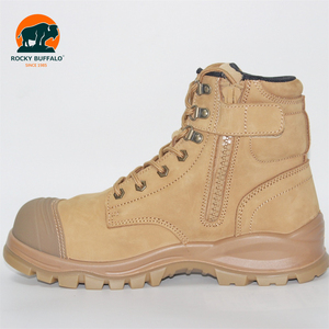 Chaussures de sécurité Rocky <span class=keywords><strong>Buffalo</strong></span> en gros, très vendues, résistantes à l'usure, en cuir nubuck, lacets, bottes tactiques, semelle extérieure en PU TPU injectée - Product Image 2