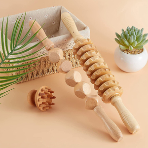 <span class=keywords><strong>Kit</strong></span> <span class=keywords><strong>de</strong></span> Massage professionnel, dispositif 5 en 1, pour la thérapie en bois, Anti-Cellulite, offre spéciale - Product Image 6