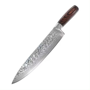 Dao thiết lập 3 miếng nhà bếp màu đen đầu bếp in màu kích cỡ khác nhau Thiết lập 3 Deluxe Damascus đầu bếp dao với Hộp quà tặng - Product Image 3