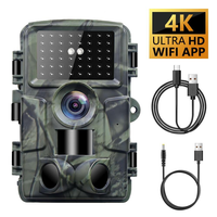 Caméra de chasse et de surveillance PR4000-Wifi 60M/ 4K avec application, infrarouge 940nm, pour les aventures en plein air
