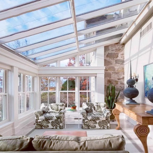 Techo de vidrio de aleación de aluminio personalizable, <span class=keywords><strong>aislamiento</strong></span> térmico, recinto de <span class=keywords><strong>terraza</strong></span>, protección contra la lluvia solar para villas, hoteles, terrazas solares - Product Image 4