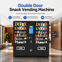 Máquina Expendedora Comercial Automática de Aperitivos y Bebidas con Pantalla Táctil Inteligente de 22 Pulgadas para Lugares Públicos