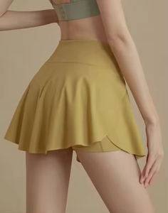 Jupe-short plissée rapide anti-transparence imprimée pour femme, taille haute, pour le sport, le yoga et le tennis, idéale pour l'été, personnalisable avec le nom de l'équipe (OEM) - Product Image 2