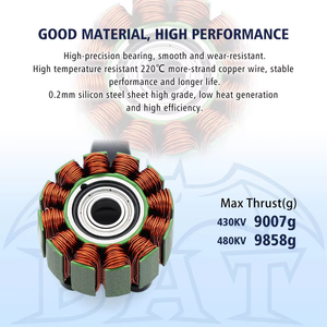 능가 취미 B4720 430KV 480KV 14 및 15 인치 시네마틱 페이로드 플랫폼을위한 장거리 브러시리스 모터 - Product Image 6