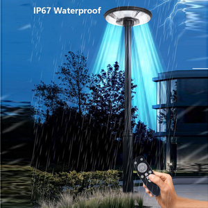 IP65 Waterproof UFO 370 SMD5730 LED Solar Street Light 500W Outdoor Garden DC Battery Operated Motion Sensor - Product Image 2