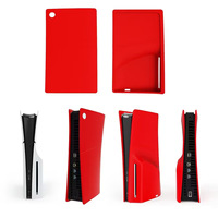 Coque en silicone personnalisée pour console de jeu PS5 Slim Digital, protection anti-poussière gauche et droite, étui de téléphone