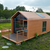 Cabaña Modular Biomimética Impermeable de Fábrica, Hotel Ecológico de Lujo, Casa Contenedor Prefabricada