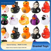 24 canards en caoutchouc d'Halloween assortis - 2 pouces, motifs fantômes et citrouilles, expédition instantanée