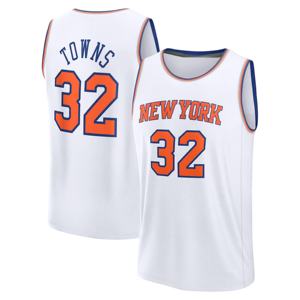 Jersey de Nueva <span class=keywords><strong>York</strong></span> 8 # Anunoby 11 # Brunson 7 # Anthony 5 # Alvarado 34 # Oakly 3 #   Hart 32 # Camiseta de baloncesto americana cosida de Towns Stitched - Product Image 4