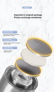 YenvQee 2026 Nuova Bottiglia Generatrice di Acqua Ricca di Idrogeno Alcalina Elettrolitica <span class=keywords><strong>SPE</strong></span>/PEM con Corpo in Vetro e Ricarica Type-C Personalizzabile - Product Image 4