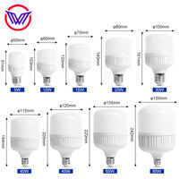 Prix direct usine, garantie 2 ans, ampoule LED en forme de T 5W-85W AC 6500K PP E27 B22, CRI 80-90, 15000 heures, 90 Lm/W