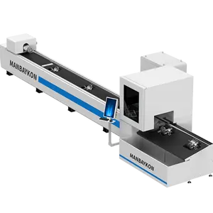 MKLASER MK-6020T CNC מתכת צינור צינור סיבי לייזר מכונת חיתוך עגול כיכר נירוסטה פחמן אלומיניום