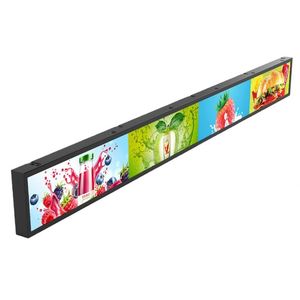 Pantalla LCD VETO Ultra Ancha de 23.1 Pulgadas para Publicidad en Interiores, Pantalla Digital Extensible para Borde de Estante con Sistema Android - Product Image 1