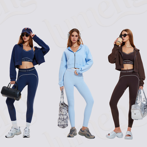 Ropa Deportiva para <span class=keywords><strong>Mujer</strong></span> 3XL, <span class=keywords><strong>Pantalones</strong></span> de Gimnasio con Bolsillo, Diseño Color Block, Leggings de Yoga - Product Image 4