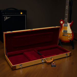 Estuche Rígido para Guitarra Eléctrica con Interior de Terciopelo Rojo, Diseño de Transporte Manual para Modelos GST GTL 170 SG - Product Image 2