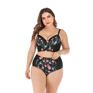 Meilleures ventes : Maillot de bain <span class=keywords><strong>sexy</strong></span> grande taille pour femme, <span class=keywords><strong>bikini</strong></span> polychrome pour la plage et la piscine - Product Image 3