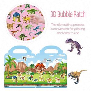 Nouveauté en gros : Livre d'activités et de stickers réutilisables en gelée pour tout-petits, très demandé - Product Image 3