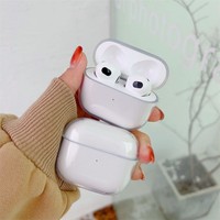 Étui pour écouteurs sans fil AirPods 4, coque transparente minimaliste en TPU souple, compatible avec les 2e et 3e générations